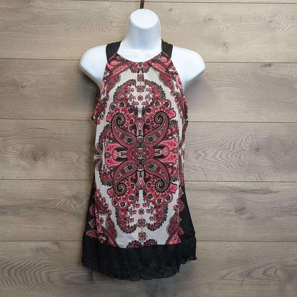 Maurices Sleeveless Halter Blouse Women's Regular Size Medium